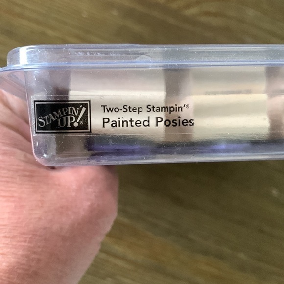 Stampin’ Up! Rubber Stamp Set Painted Posies Set of 8 - Picture 3 of 4